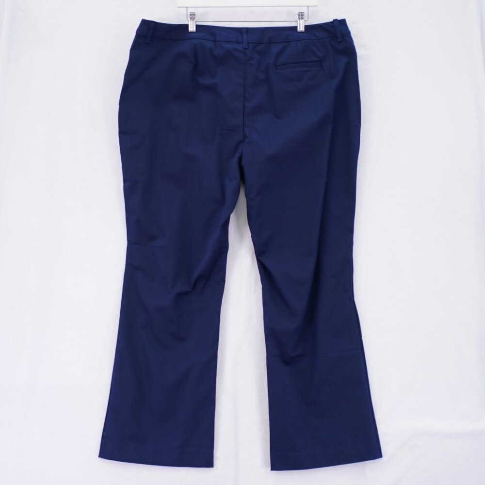 St. John's Bay Blue High Rise Dress Pants -24W- 43 / 31.5 Cotton Spandex - Picture 5 of 8